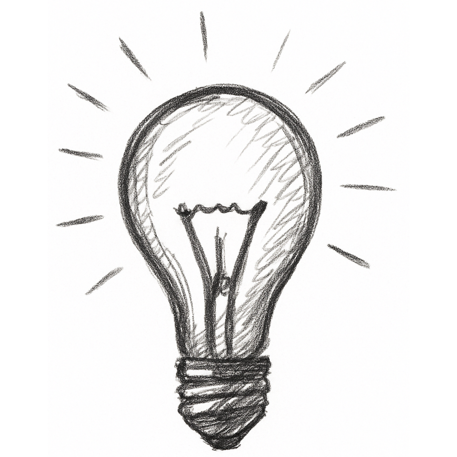 Sketch of lightbulb
